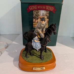 Gone With The Wind Rhett And Bonnie Riding Lesson Musical Figurine